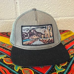 Art for All mountain scape hat
